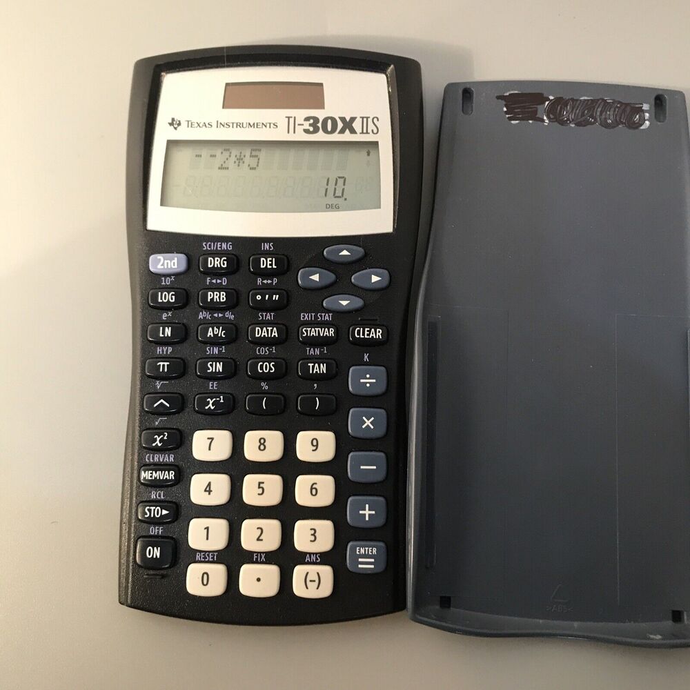 Caliber + Texas Instruments Scientific Calculators With Covers Lot Of 2 Math - Picture 7 of 9